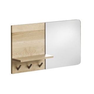 Espejo perchero con repisa - Imagen 1